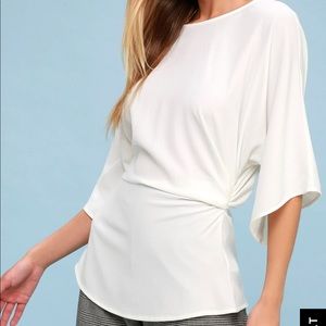 Chic white top